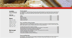 Desktop Screenshot of louisianafishandchips.net